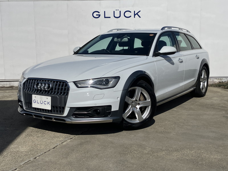 アウディ A6 A6オールロードクワトロ 4WD/禁煙車/純正ナビ/全周囲カメラ/バーチャルコクピット/黒革シート/パワーシート/シートヒーター/アダプティブクルーズ/BSM/純正18AW/