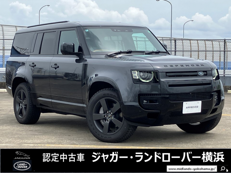 ランドローバー ディフェンダー 130X DynamicHSE D300 4WD 1オーナー 8人乗り ブラックパック サンルーフ 禁煙車 フロントシートヒーター＆クーラー 4ゾーンクライメートコントロール リアシートヒーター クリアサイトインテリアビューミラー ヘッドアップディスプレイ 20インチAW 電動シート