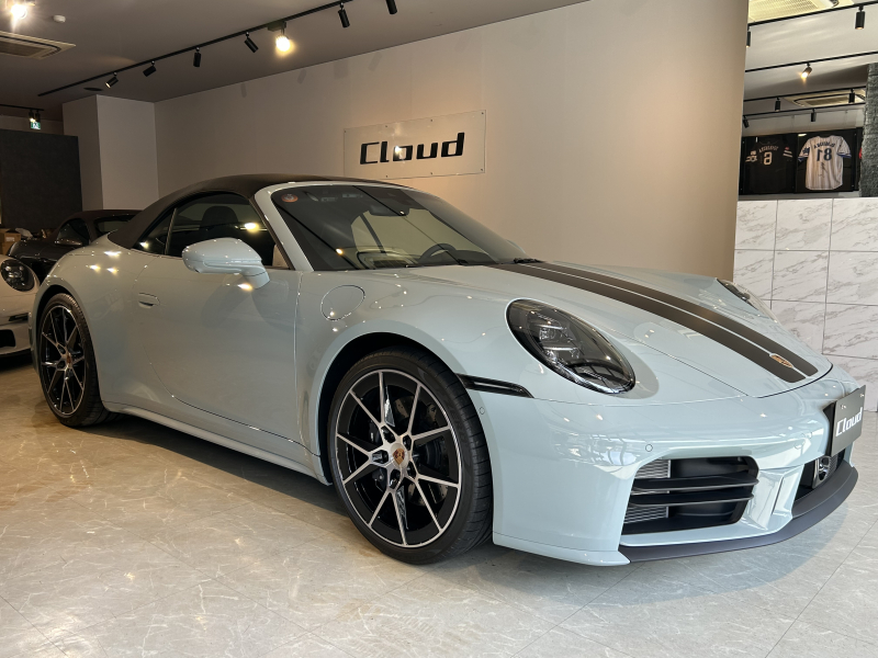 ポルシェ 911(Type992) Carrera Cabriolet PDK 992後期型 1オーナースポーツクロノ スポーツエグゾースト HDマトリクスヘッドライト OP416万円