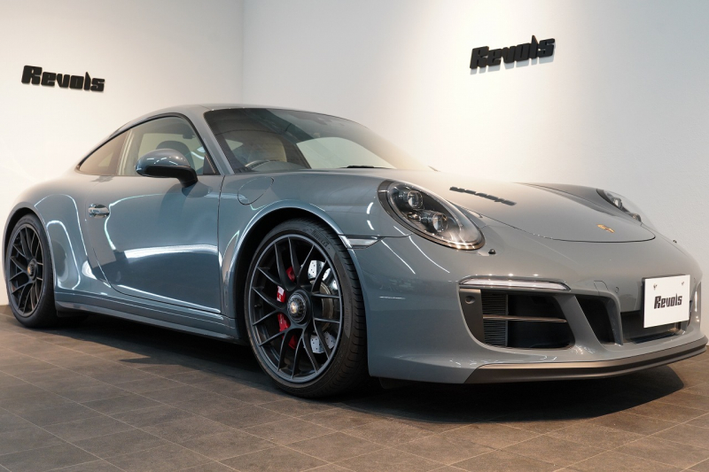ポルシェ 911(Type991.2) Carrera GTS PDK レザー×Sport-Texインテリア(グラファイトブルー×クレヨン) 前後パークアシスト付リバーシングカメラ グラファイトブルーメタリック