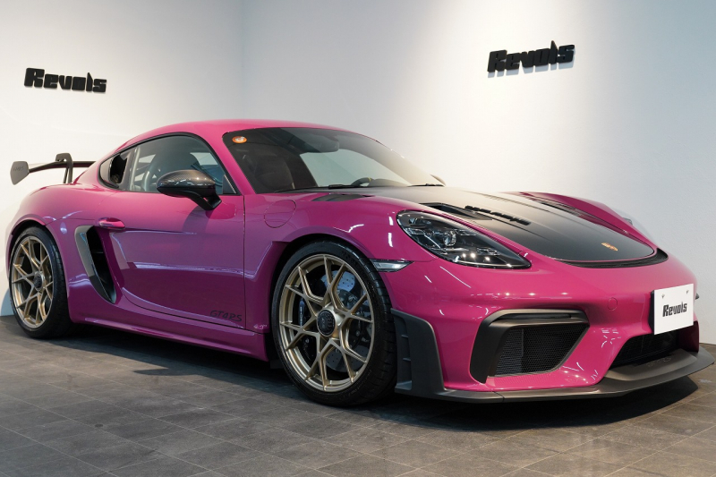 ポルシェ 718 ケイマン GT4RS PDK ワンオーナー OP598万 ヴァイザッハPKG ルビースターネオ スポクロ Fリフト