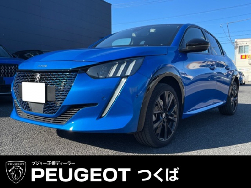 プジョー E-208 GT　認定中古車　　アクティブクルーズコントロール　　ブラインドスポットモニター　ステアリングパドルシフト　Bluetooth　ETC車載器　　電気自動車
