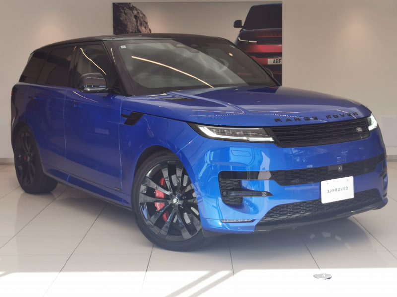 ランドローバー レンジローバーSPORT オートバイオグラフィ 3.0L P550e AWD 1オーナー 黒シート サンルーフ 全席シートヒーター＆クーラー、フロントシートマッサージ MERIDIANサラウンド 電動サイドステップ ヘッドアップディスプレイ 23インチアルミホイール ブラックエクステリアパック