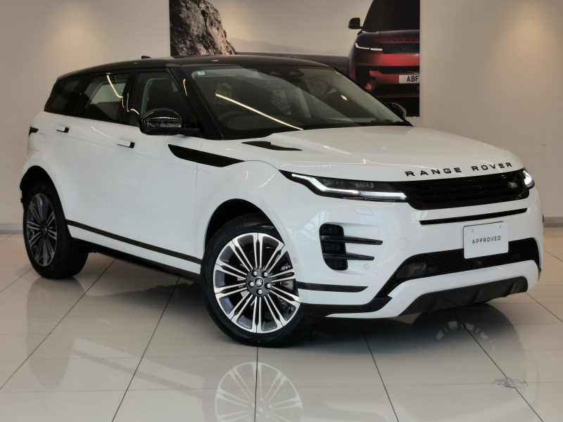 ランドローバー レンジローバー EVOQUE ダイナミックSE 2.0L D200 AWD 1オーナー 白黒革シート 全席シートヒーター MERIDIANサウンド 20インチアルミホイール ワイヤレスデバイスチャージング ステアリングヒーター アンビエントライト ブラックエクステリアパック ブラックコントラストルーフ