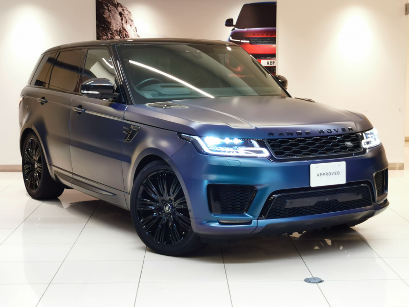ランドローバー レンジローバーSPORT HSE Dynamic 3.0L V6S/C D258 AWD  1オーナー 黒革 SVO PREMIUM COLOUR  22インチグロスブラック ピクセルLEDヘッドライト スライディングサンルーフ ACC シートH＆C ブラインドスポットモニター