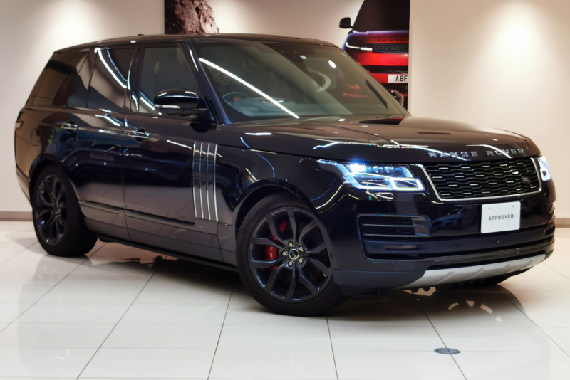 ランドローバー レンジローバー SV オートバイオグラフィ 5.0L V8 S/C AWD  1オーナー サンルーフ 電動サイドステップ ACCピクセルLEDヘッドライト ヘッドアップディスプレイ Meridianシグネチャーサウンドシステム  ハンズフリーパワーテールゲート  パドルシフト