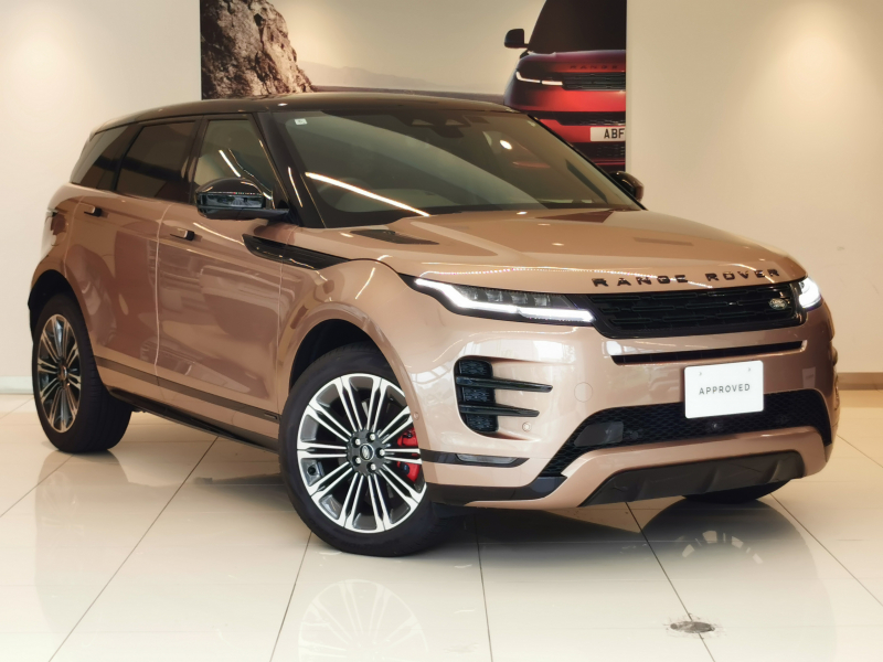 ランドローバー レンジローバー EVOQUE オートバイオグラフィ 2.0L P250 AWD 1オーナー 黒革シート サンルーフ フロントシートヒーター＆クーラー、リアシートヒーター MERIDIAN™サウンド ヘッドアップディスプレイ 20インチアルミホイール ブラックエクステリアパック
