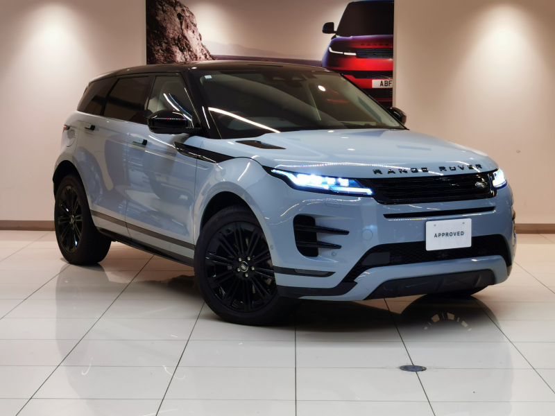 ランドローバー レンジローバー EVOQUE ダイナミックSE 2.0L D200 AWD 1オーナー 白黒革シート サンルーフ 全席シートヒーター MERIDIAN™サウンド 20インチアルミホイール ヘッドアップディスプレイ コールドクライメートパック ブラックコントラストルーフ 電動調整ステアリングコラム