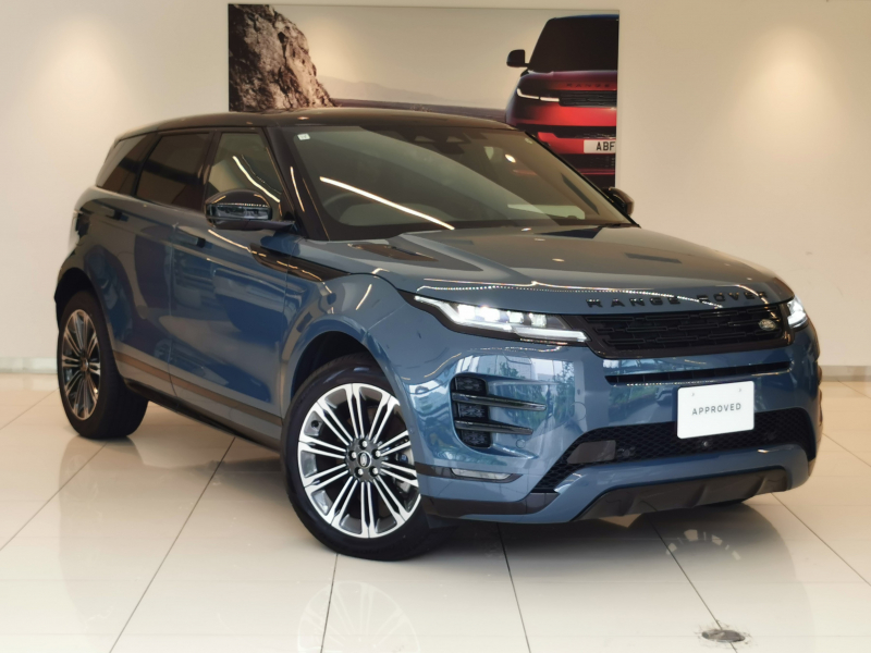 ランドローバー レンジローバー EVOQUE ダイナミックHSE 2.0L P250 AWD 1オーナー 黒革シート サンルーフ フロントシートヒーター＆クーラー、リアシートヒーター MERIDIAN™サウンド 20インチアルミホイール ブラックエクステリアパック ブラックコントラストルーフ ワイヤレスデバイスチャージング