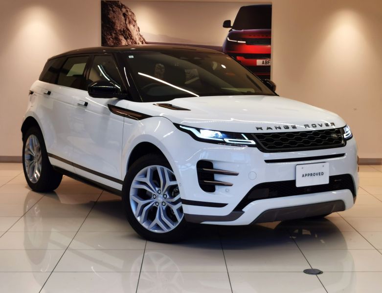 ランドローバー レンジローバー EVOQUE Rダイナミック S 2.0L P250 AWD 1オーナー 黒革シート フロントシートヒーター ワイヤレスデバイスチャージング 20インチアルミホイール ブラインドスポットモニター ACC パワーテールゲート プレミアムLEDヘッドライト ステアリングヒーター