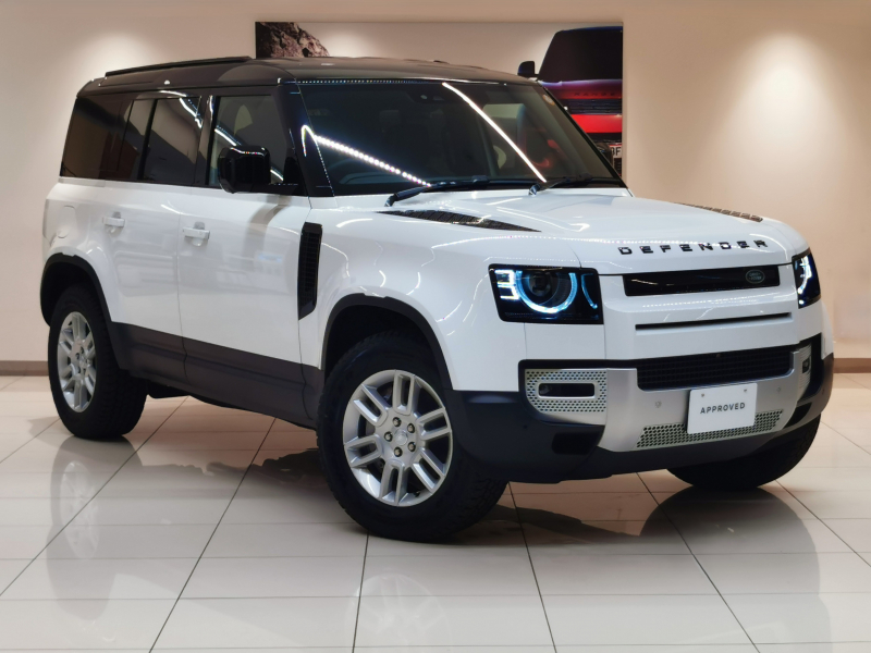 ランドローバー ディフェンダー 110 S 3.0L D350 AWD 1オーナー 黒シート 電子制御エアサスペンション クリアサイトインテリアリアビューミラー インタラクティブドライバーディスプレイ ワイヤレスデバイスチャージング ブラックエクステリアパック